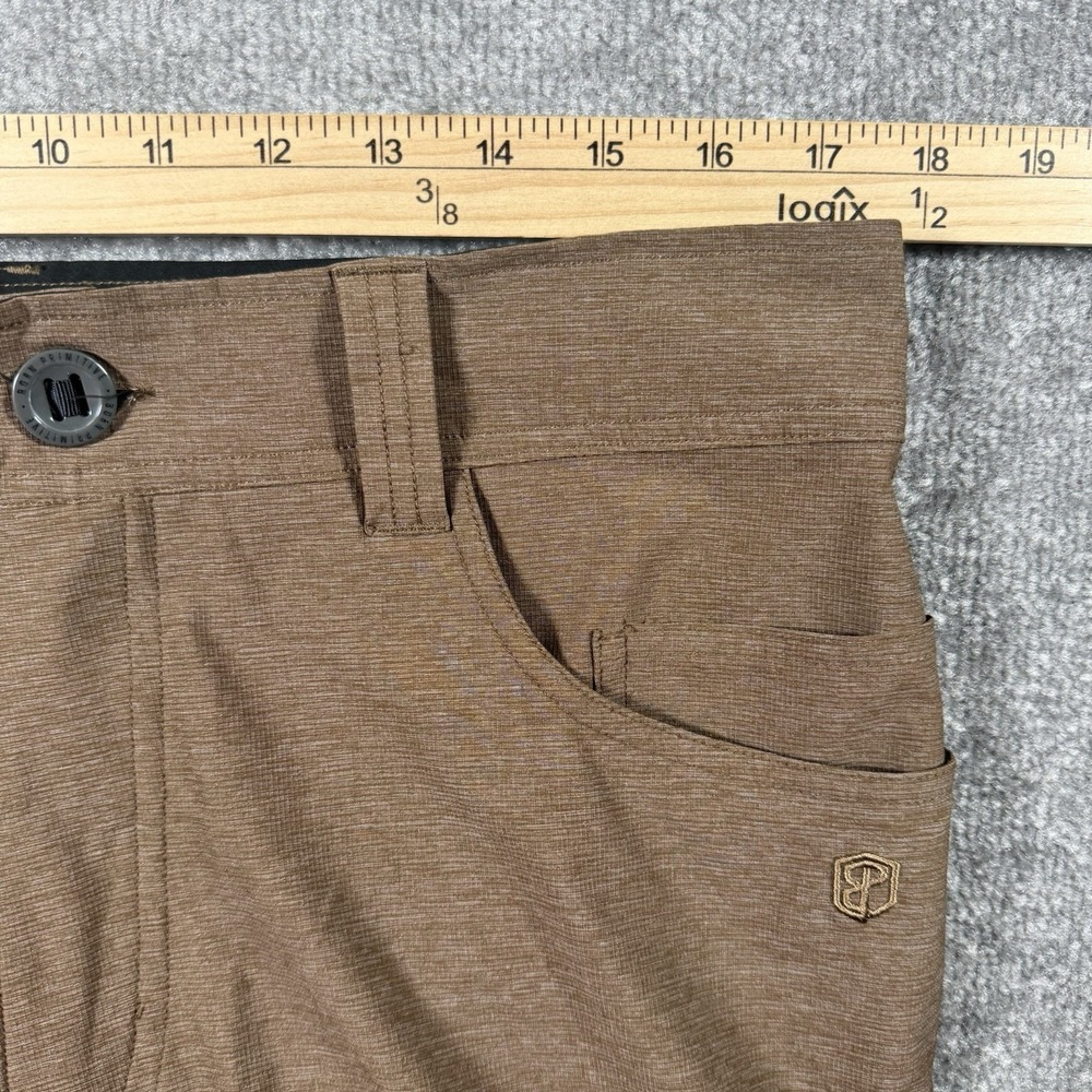 Born Primitive Pants Men's 34x36 Brown Chino Athletic Tactical Stretch - Picture 5 of 8